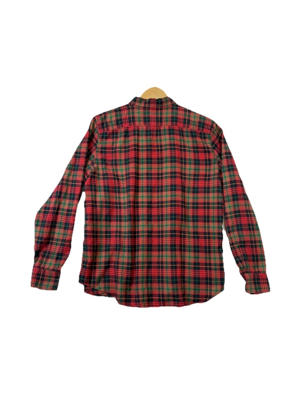 Lauren Ralph Lauren Shirt Red Tartan Plaid Button Up XL Gingham Preppy Logo - Picture 3 of 9